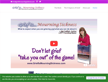 Tablet Screenshot of griefismourningsickness.com